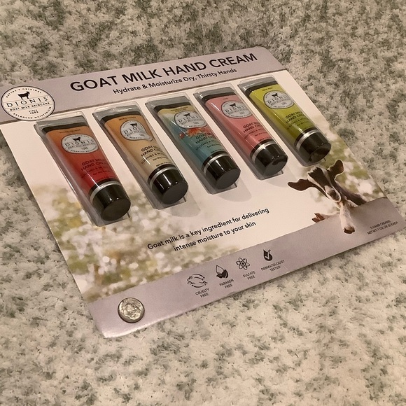 Dionis Scented Goat Milk Hand Cream Collection Set NWT 5x1oz. - Picture 7 of 16